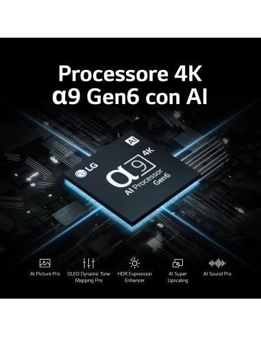 LG OLED evo 65'' Serie C3 OLED65C34LA, TV 4K, 4 HDMI, SMART TV 2023