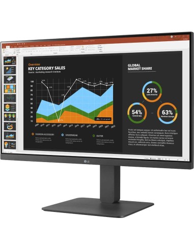 LG MONITOR 27BR650B-C.AEU 68,6 cm (27") 1920 x 1080 Pixel Full HD LED Grigio