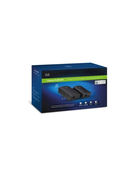 Linksys PLWK400 Ricevitore e trasmettitore di rete Nero