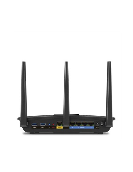 Linksys AC1900 router wireless Gigabit Ethernet Dual-band (2.4 GHz 5 GHz) 4G Nero