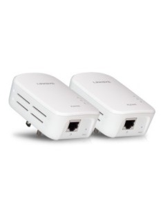 Linksys PLEK500 500 Mbit s Collegamento ethernet LAN Bianco 2 pz