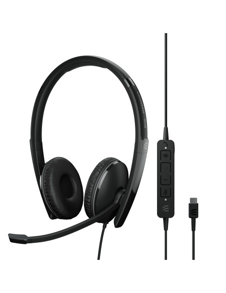 EPOS | SENNHEISER ADAPT 160T ANC USB-C Auricolare Cablato A Padiglione Ufficio USB tipo-C Nero