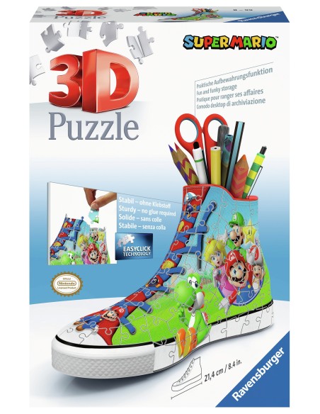Ravensburger Super Mario Sneaker Puzzle 3D 108 pz