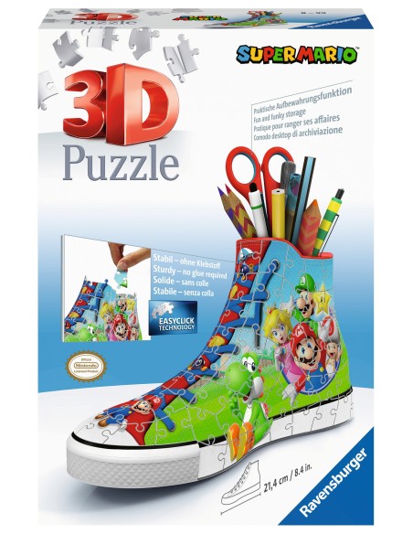 Ravensburger Super Mario Sneaker Puzzle 3D 108 pz