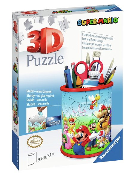 Ravensburger Super Mario Pencil Holder Puzzle 3D 54 pz