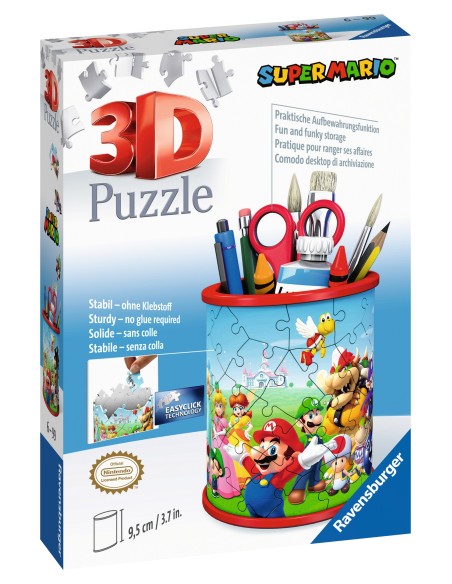 Ravensburger Super Mario Pencil Holder Puzzle 3D 54 pz