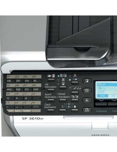 Ricoh SP 3610SF stampante multifunzione Laser A4 1200 x 1200 DPI 30 ppm