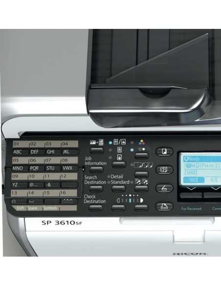 Ricoh SP 3610SF stampante multifunzione Laser A4 1200 x 1200 DPI 30 ppm