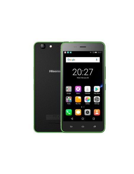 Hisense C30 ROCK Lite 12,7 cm (5") Doppia SIM Android 7.0 4G Micro-USB 2 GB 16 GB 3900 mAh Nero, Verde