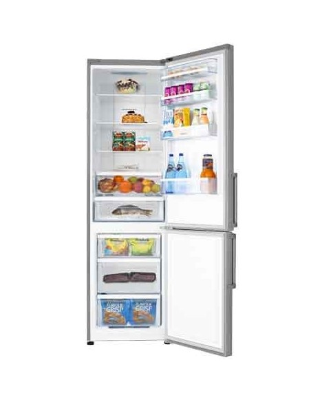 Hisense RB468N4BC2 frigorifero con congelatore Libera installazione 360 L Acciaio inossidabile