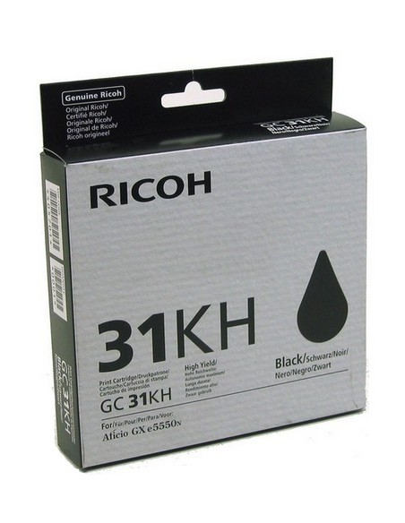Ricoh RHGC31HK cartuccia d'inchiostro 1 pz Originale Resa elevata (XL) Nero