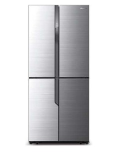 Hisense RQ562N4AC1 frigorifero side-by-side Libera installazione 432 L Acciaio inossidabile