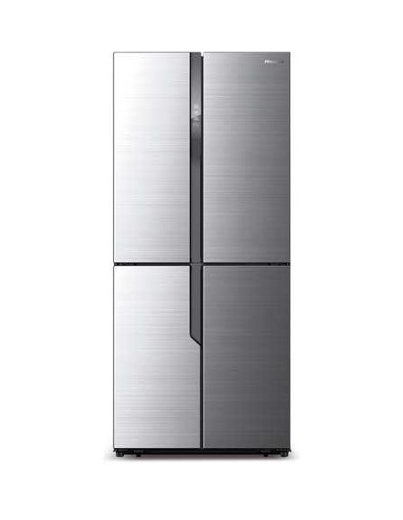 Hisense RQ562N4AC1 frigorifero side-by-side Libera installazione 432 L Acciaio inossidabile