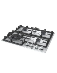 Hisense GM663X piano cottura Metallico Da incasso Gas 4 Fornello(i)