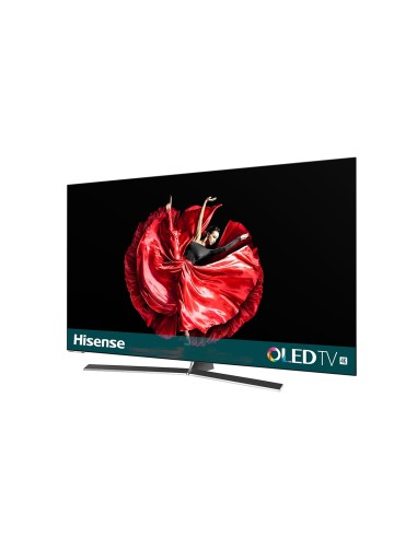 Hisense H55O8B TV 138,7 cm (54.6") 4K Ultra HD Smart TV Wi-Fi Nero, Argento