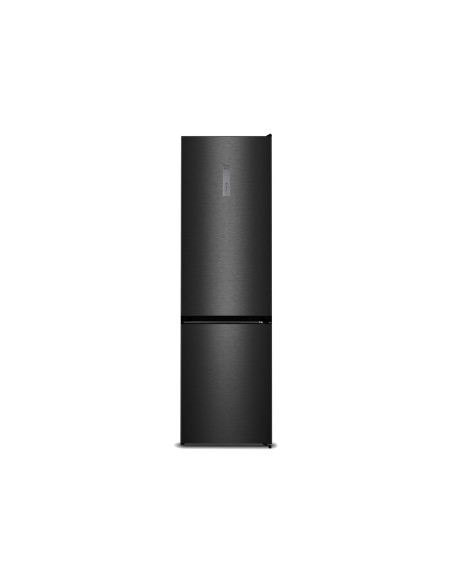 Hisense RB438N4BF3 frigorifero con congelatore Libera installazione 352 L D Nero, Acciaio inossidabile