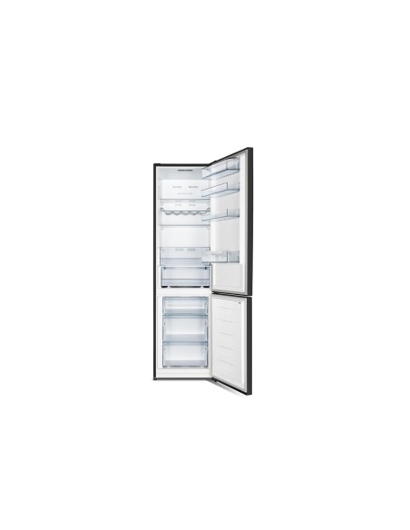 Hisense RB438N4BF3 frigorifero con congelatore Libera installazione 352 L D Nero, Acciaio inossidabile