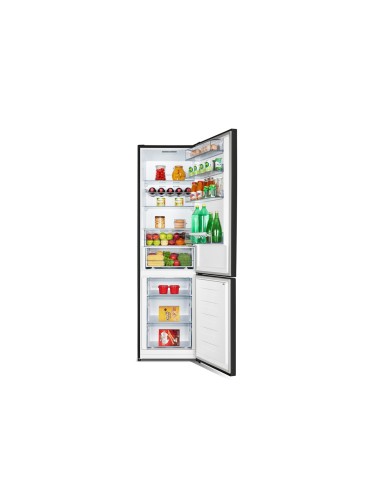 Hisense RB438N4BF3 frigorifero con congelatore Libera installazione 352 L D Nero, Acciaio inossidabile