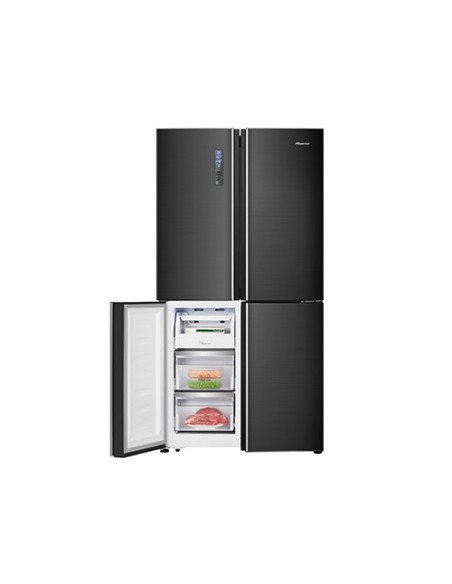 Hisense RQ689N4AF2 frigorifero side-by-side Libera installazione 542 L Nero