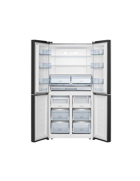 Hisense RQ689N4AF2 frigorifero side-by-side Libera installazione 542 L Nero