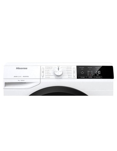 Hisense WFGE7012V lavatrice Caricamento frontale 7 kg 1200 Giri min Bianco