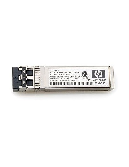 HP 8Gb Shortwave B-series Fibre Channel 1 Pack SFP+ Transceiver convertitore multimediale di rete