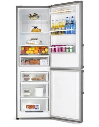 Hisense RB403N4BC1 frigorifero con congelatore Libera installazione 326 L Metallico