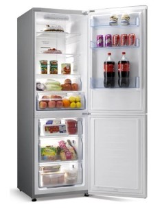 Hisense RB403N4EC1 frigorifero con congelatore Libera installazione 326 L Acciaio inossidabile