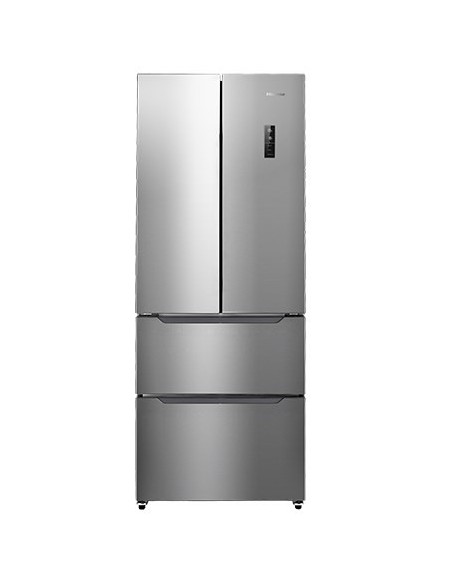 Hisense RF489N4BC1 frigorifero side-by-side Libera installazione 378 L Acciaio inossidabile