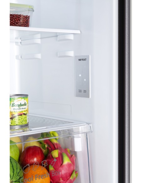 Hisense RQ515N4AD1 frigorifero side-by-side Libera installazione 394 L E Acciaio inossidabile