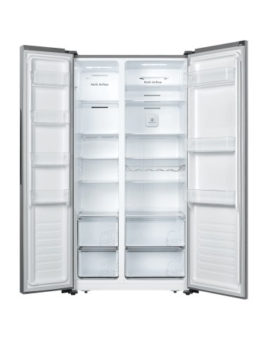 Hisense RS677N4AIF frigorifero side-by-side Libera installazione 519 L F Acciaio inossidabile