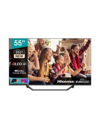 Hisense 55A72GQ TV 138,7 cm (54.6") 4K Ultra HD Smart TV Wi-Fi Nero, Grigio