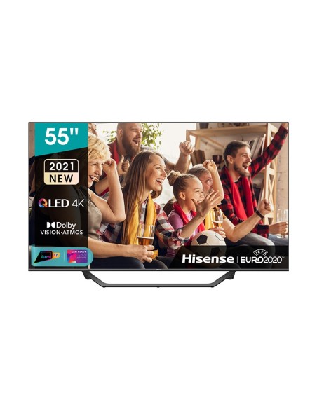 Hisense 55A72GQ TV 138,7 cm (54.6") 4K Ultra HD Smart TV Wi-Fi Nero, Grigio