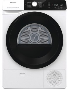 Hisense DHGA901NL asciugatrice Libera installazione Caricamento frontale 9 kg A++ Bianco