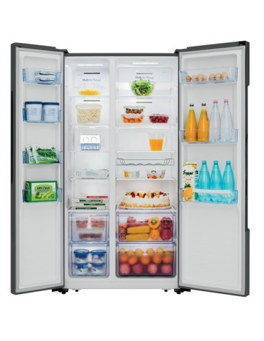Hisense FSN518B31C frigorifero side-by-side Libera installazione 516 L E Acciaio inossidabile