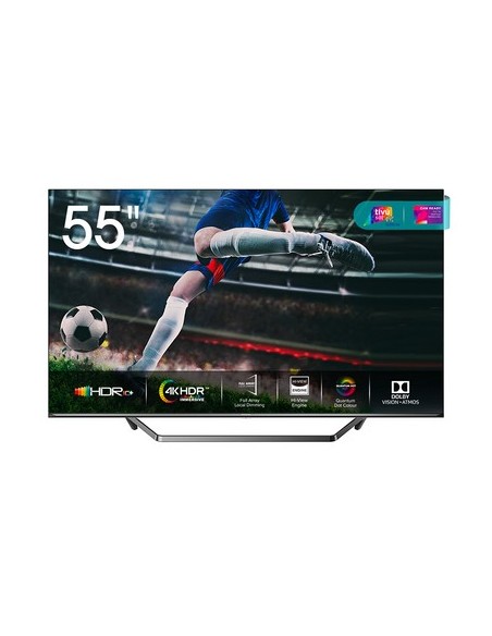 Hisense 55U72QF TV 139,7 cm (55") 4K Ultra HD Smart TV Wi-Fi Nero, Grigio