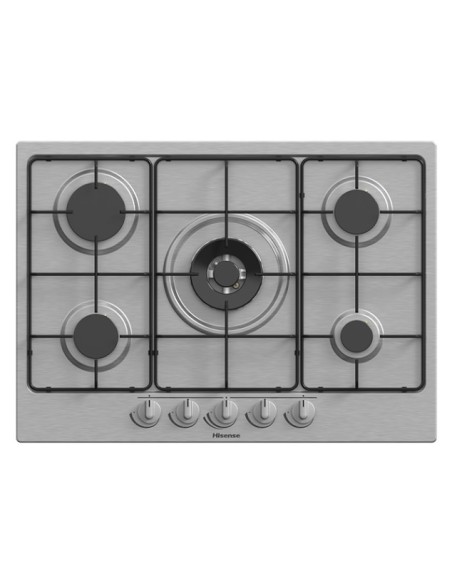 Hisense GM772XF piano cottura Grigio Da incasso 71 cm Gas 5 Fornello(i)