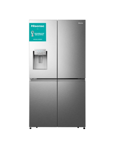 Hisense RQ760N4AIF frigorifero side-by-side Libera installazione 540 L F Acciaio inossidabile