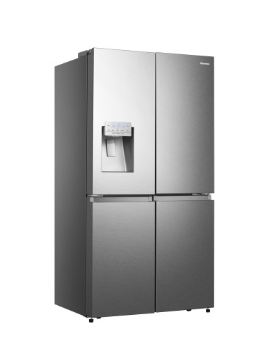 Hisense RQ760N4AIF frigorifero side-by-side Libera installazione 540 L F Acciaio inossidabile