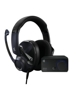 EPOS H6PRO Audio Bundle Auricolare Cablato A Padiglione Giocare Nero, Blu marino