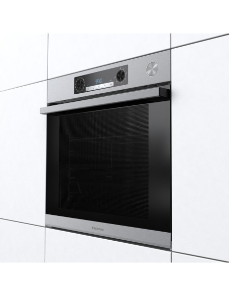 Hisense BSA66226AX forno 77 L 3500 W A Nero, Grigio, Acciaio inossidabile