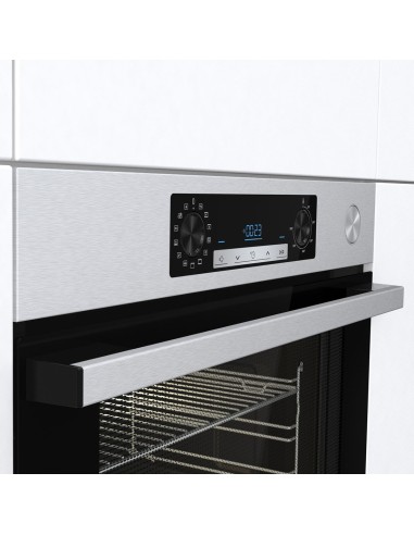 Hisense BSA66226AX forno 77 L 3500 W A Nero, Grigio, Acciaio inossidabile