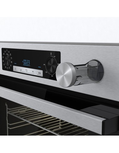 Hisense BSA66226AX forno 77 L 3500 W A Nero, Grigio, Acciaio inossidabile