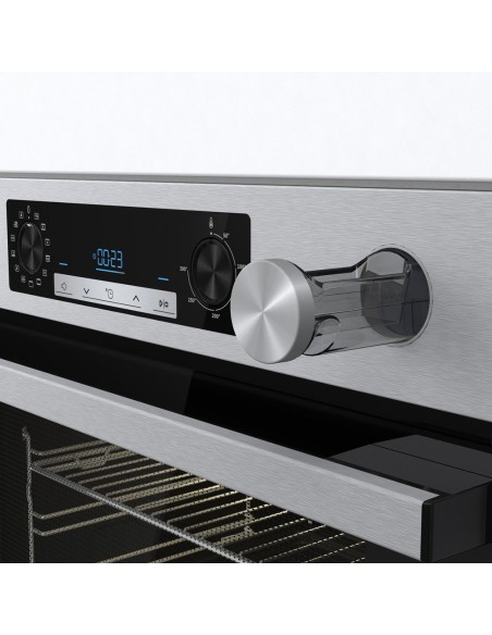 Hisense BSA66226AX forno 77 L 3500 W A Nero, Grigio, Acciaio inossidabile