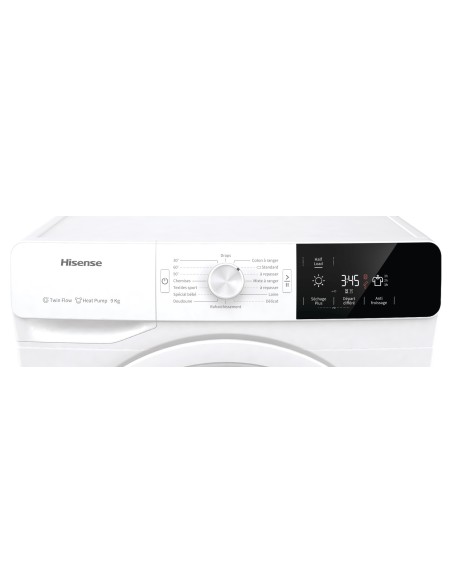 Hisense DHGE901 asciugatrice Libera installazione Caricamento frontale 9 kg A++ Bianco