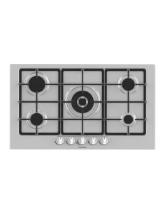 Hisense GM973XF piano cottura Acciaio inossidabile Da incasso Gas 5 Fornello(i)