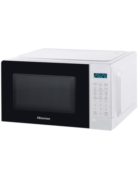 Hisense H20MOWS3G forno a microonde Superficie piana Microonde combinato 20 L 700 W Nero, Bianco