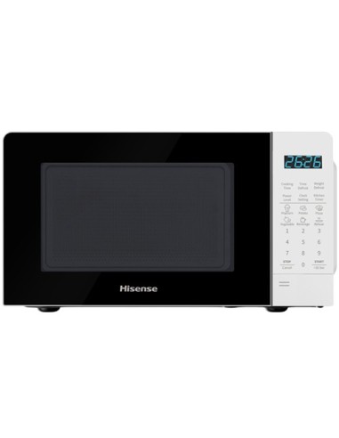 Hisense H20MOWS3G forno a microonde Superficie piana Microonde combinato 20 L 700 W Nero, Bianco