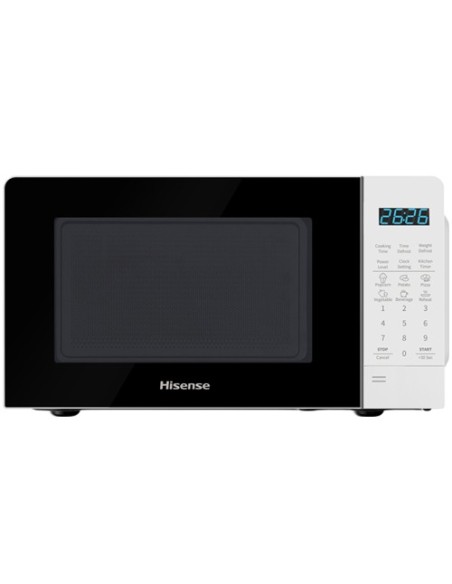 Hisense H20MOWS3G forno a microonde Superficie piana Microonde combinato 20 L 700 W Nero, Bianco