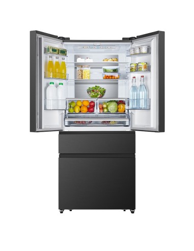 Hisense RF540N4SBF2 frigorifero side-by-side Libera installazione 533 L E Nero